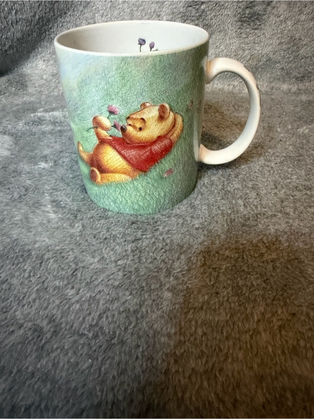 Vintage "Simply Pooh" Disney's Winnie the Pooh Coffee Mug "TIME .....SOMETHING"